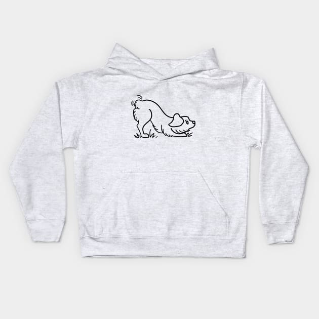 Playfull Aussie Kids Hoodie by Willow Comics